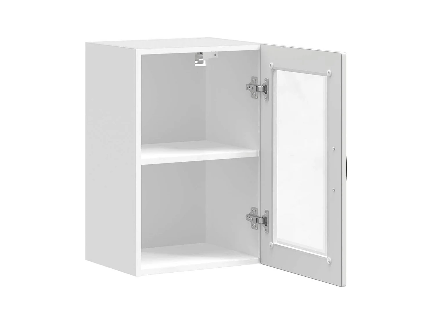 Küchen-Hängeschrank mit Glastür Porto Weiß