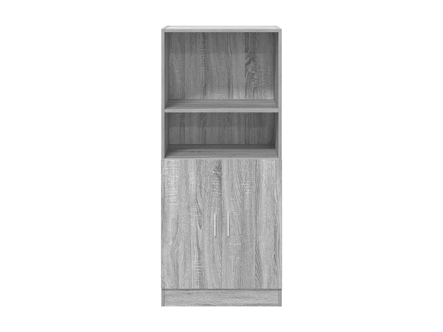 Keukenkast 57x41,5x131,5 cm bewerkt hout grijs sonoma eiken