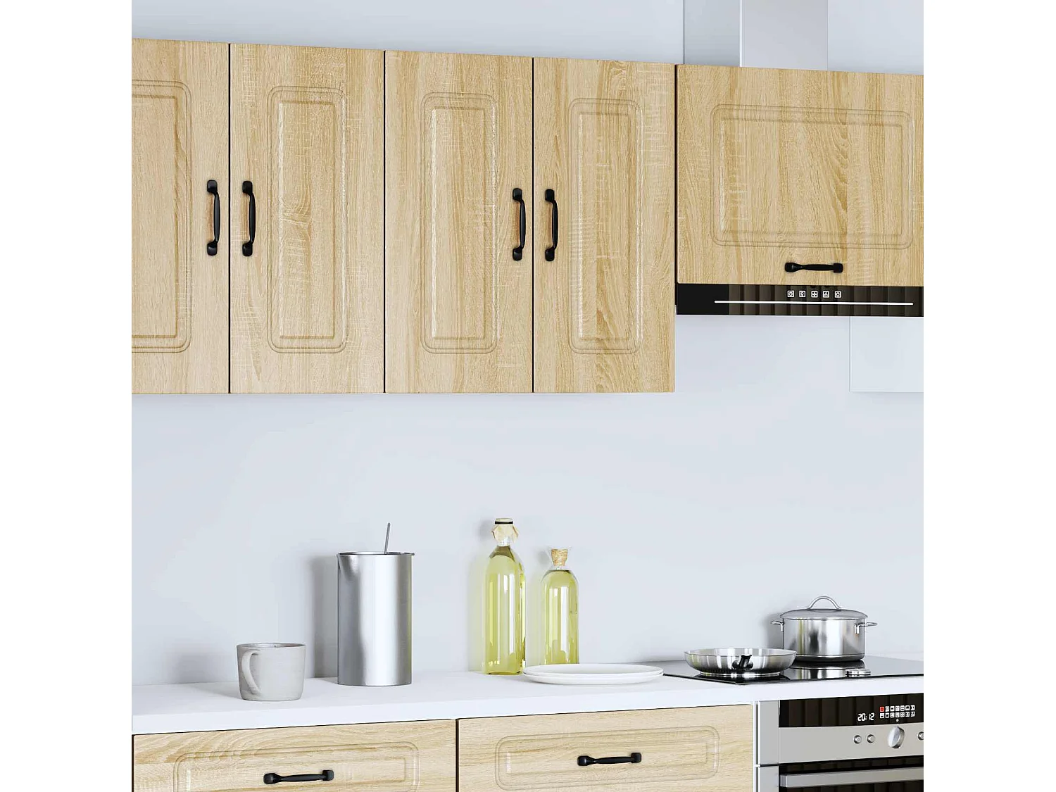 Armoire murale de cuisine Kalmar chêne sonoma bois d'ingénierie