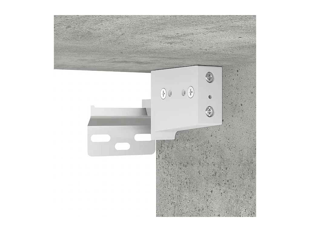 Hangkast Riga 30x29,5x60 cm bewerkt hout betongrijs