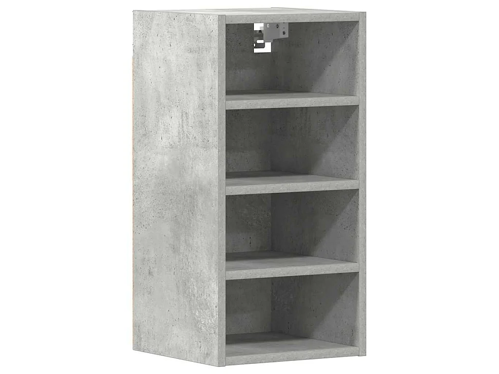 Armoire suspendue "Riga" Gris béton 30 x 29,5 x 60 cm Bois d'ingénierie