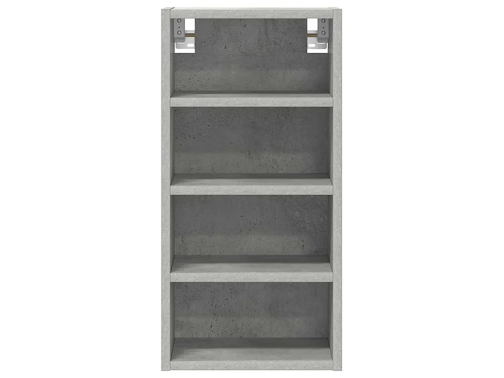 Armoire suspendue "Riga" Gris béton 30 x 29,5 x 60 cm Bois d'ingénierie
