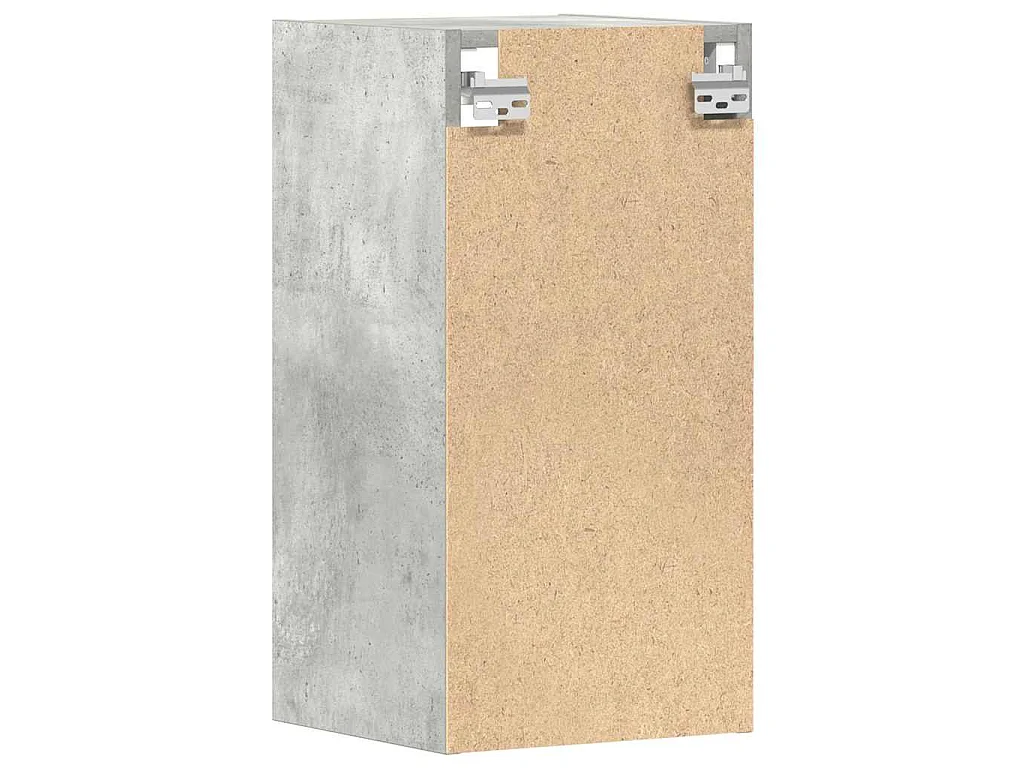 Armoire suspendue "Riga" Gris béton 30 x 29,5 x 60 cm Bois d'ingénierie