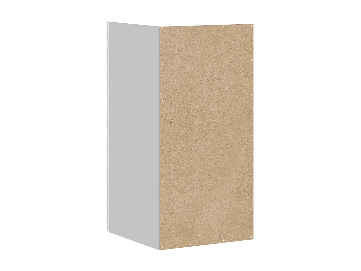 Armoire murale de cuisine Kalmar blanc brillant bois ingénierie
