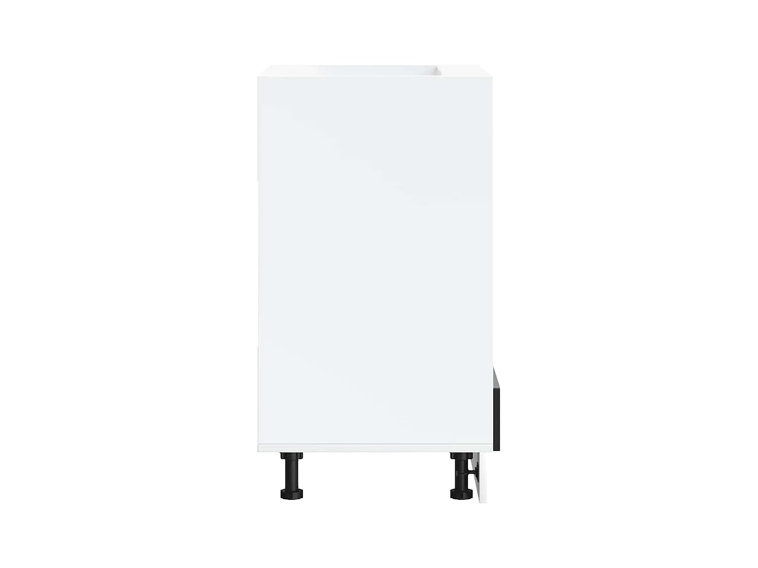 Herdumbauschrank Kalmar Schwarz Holzwerkstoff