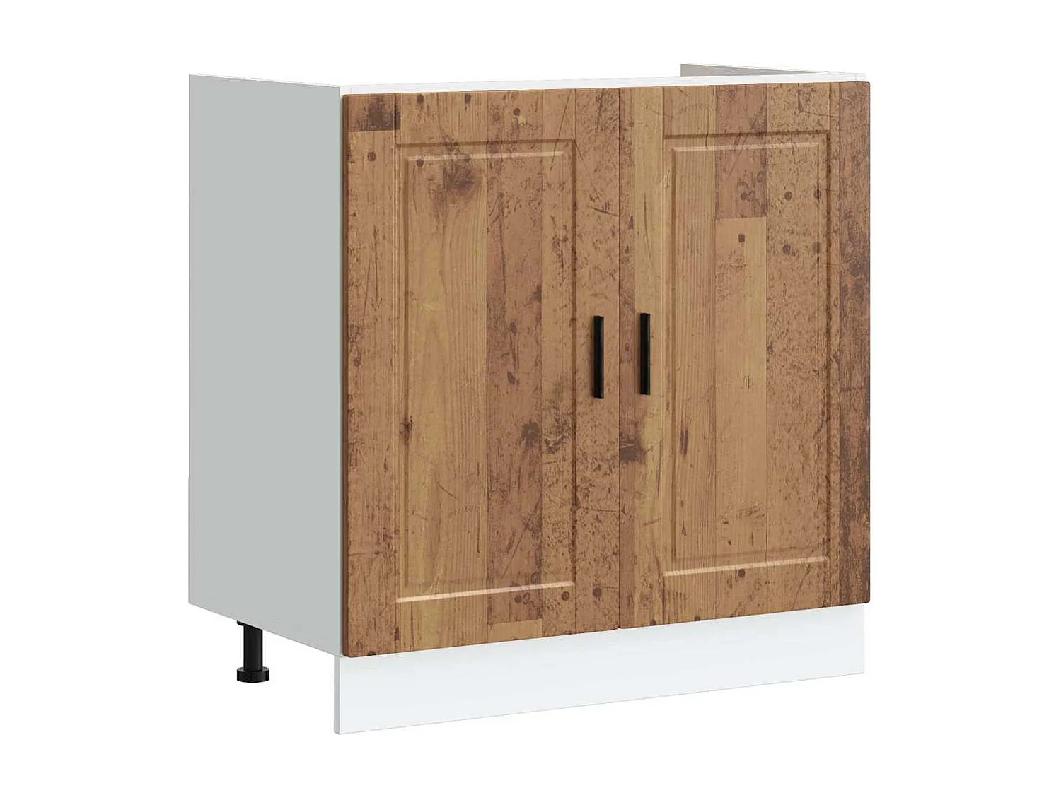 Meuble bas pour évier Porto vieux bois bois ingénierie