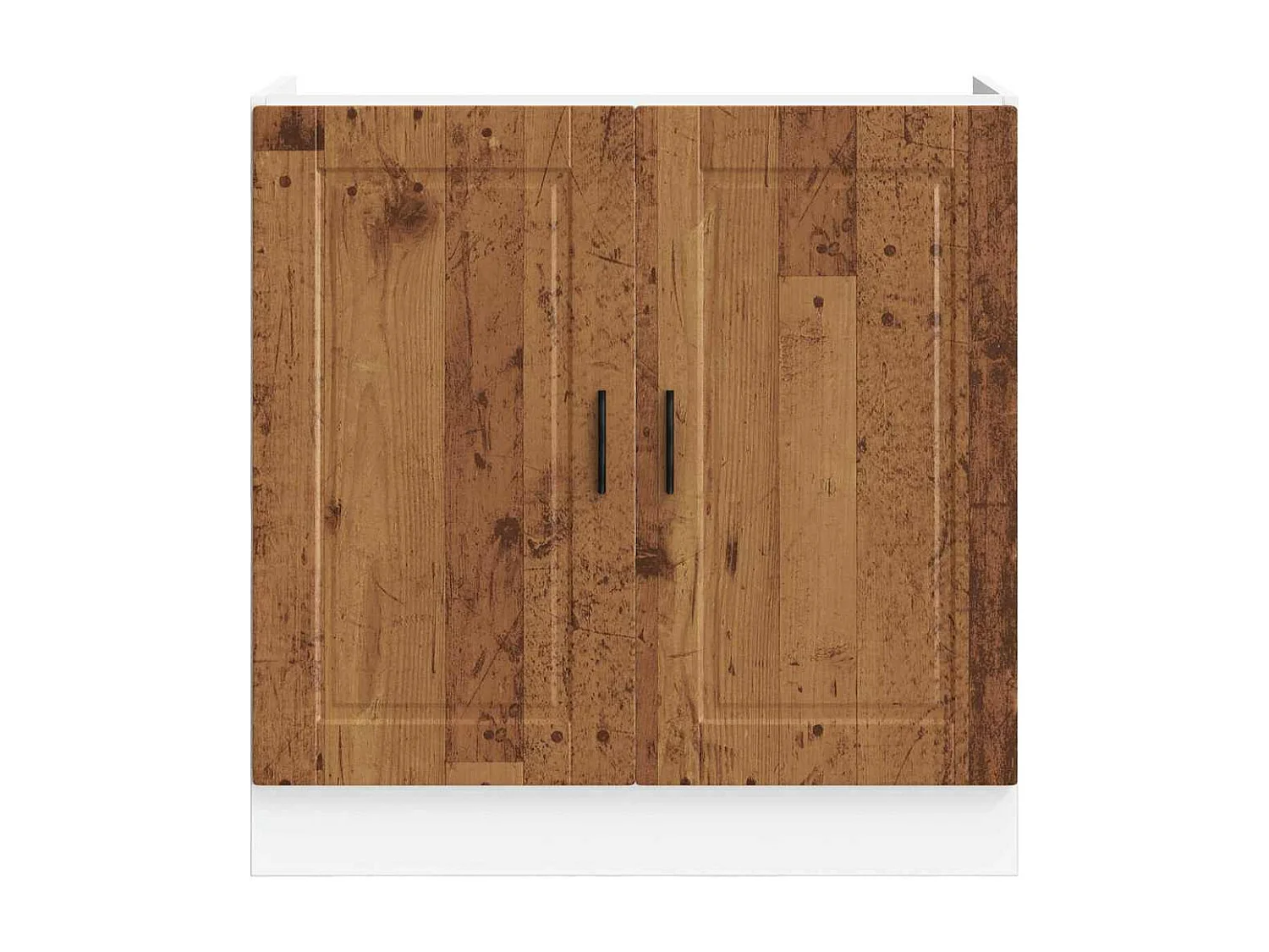 Meuble bas pour évier Porto vieux bois bois ingénierie