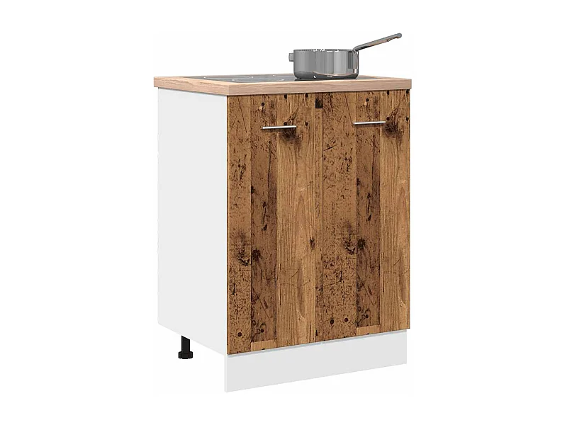 Onderkast Lyon 60x46x81,5 cm bewerkt hout oud houtkleurig