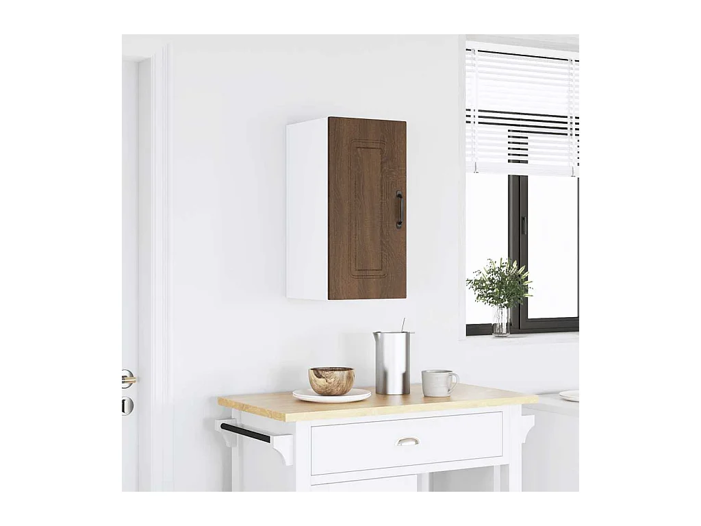 Pensile da Cucina Kalmar Rovere Marrone in Legno Multistrato