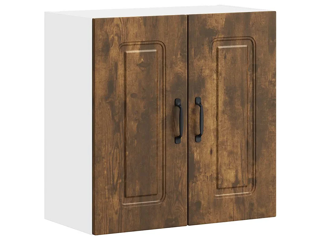 Armoire murale de cuisine Kalmar chêne fumé bois d'ingénierie