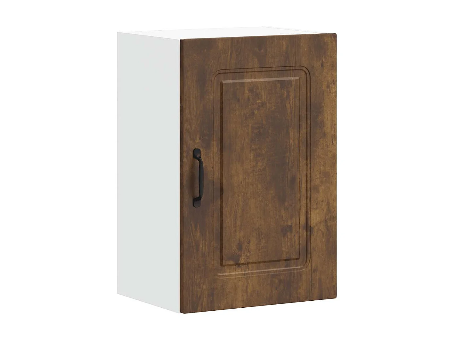 Keukenbovenkast Kalmar bewerkt hout gerookt eikenkleurig