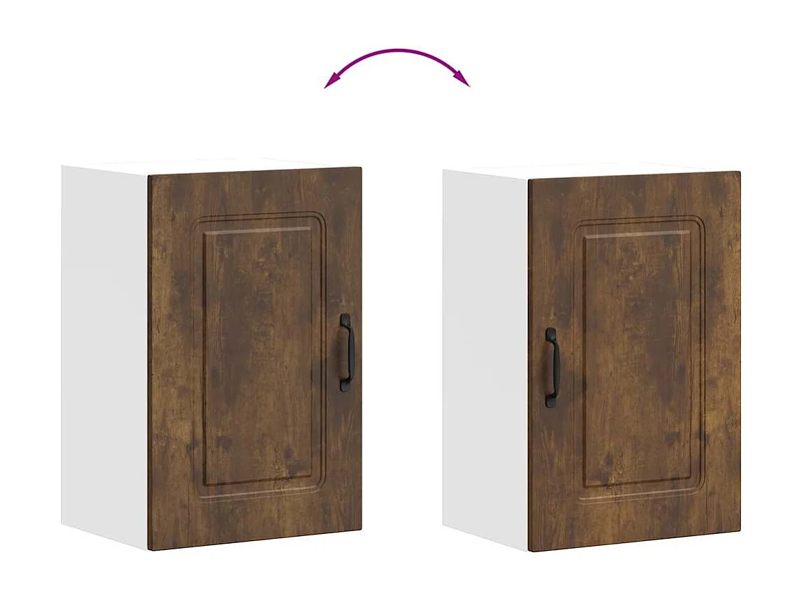 Küchen-Hängeschrank Kalmar Räuchereiche Holzwerkstoff
