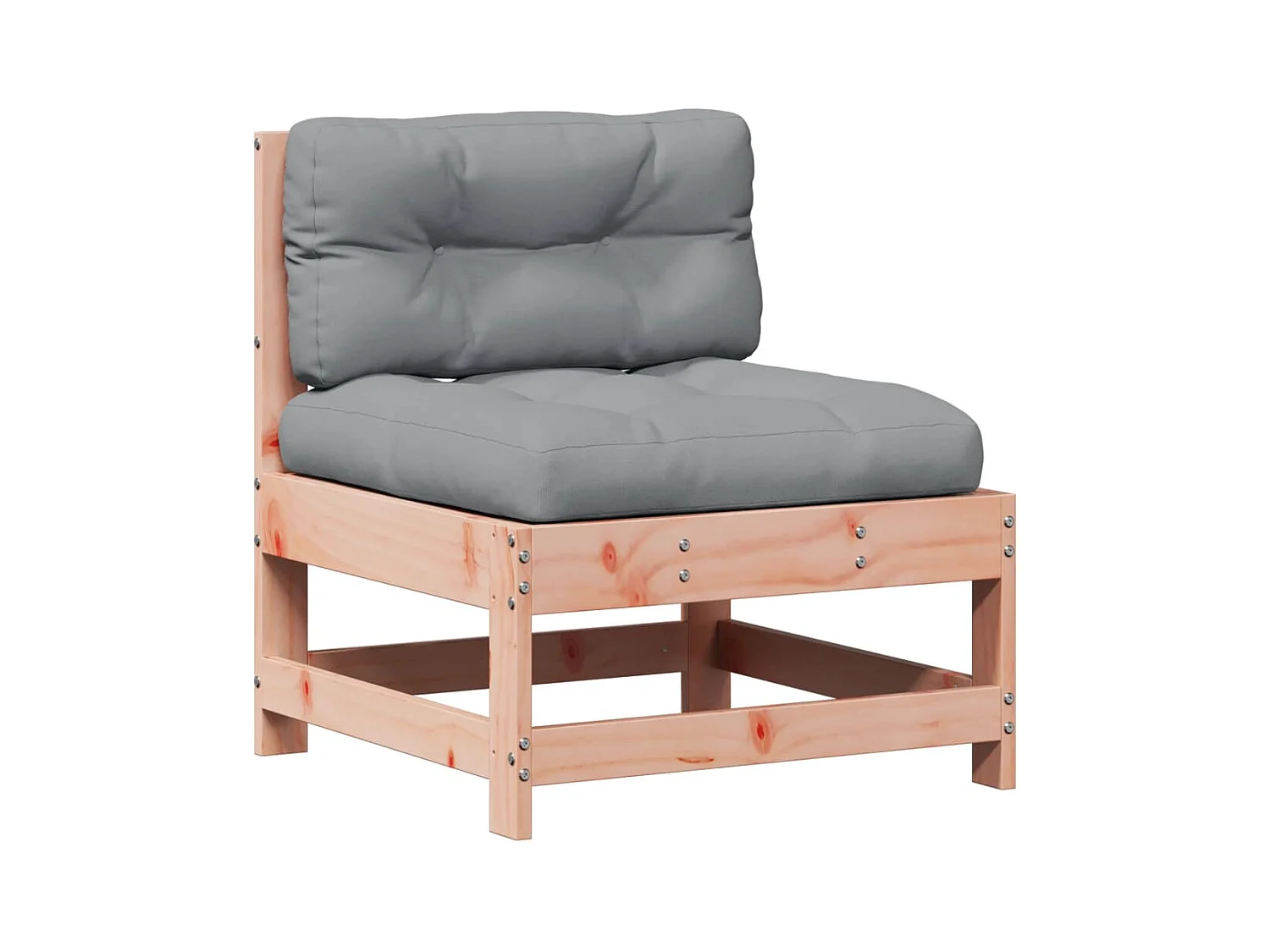 Set Divani Giardino 5 pz con Cuscini Legno Massello di Douglas