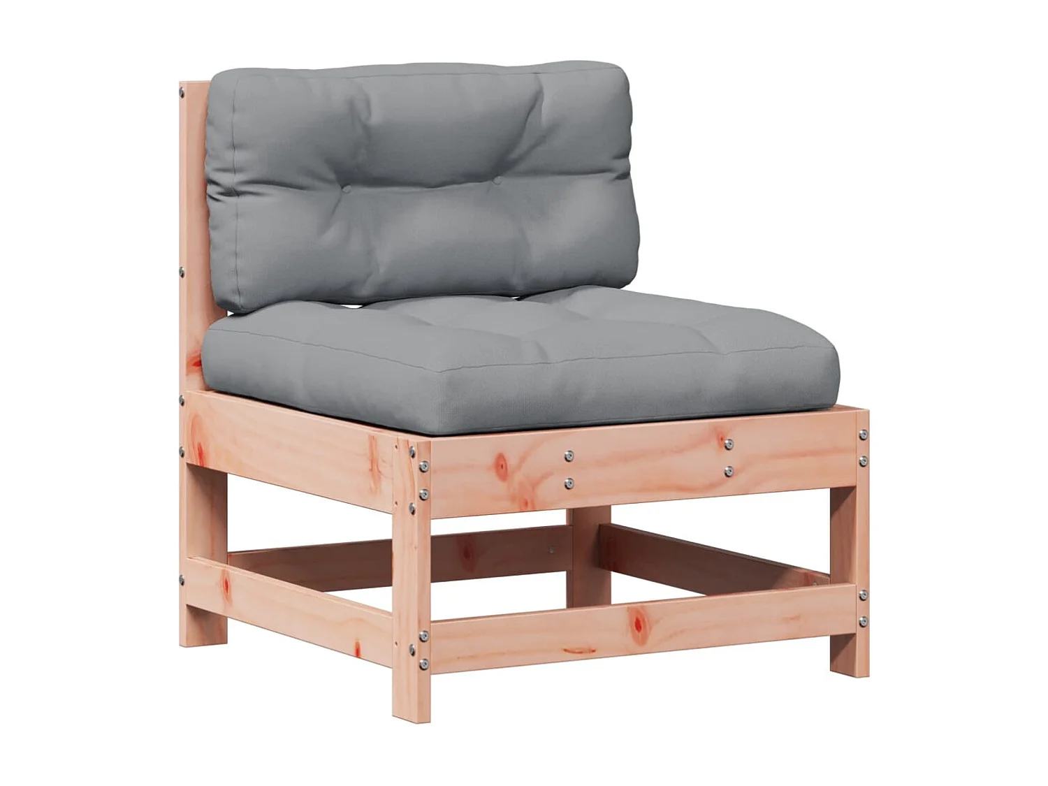 5-tlg. Garten-Lounge-Set mit Kissen Massivholz Douglasie