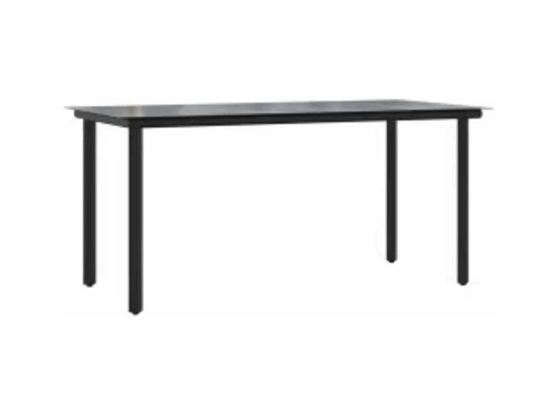 7-teiliges Garten-Esszimmerset Braunes Polyrattanglas