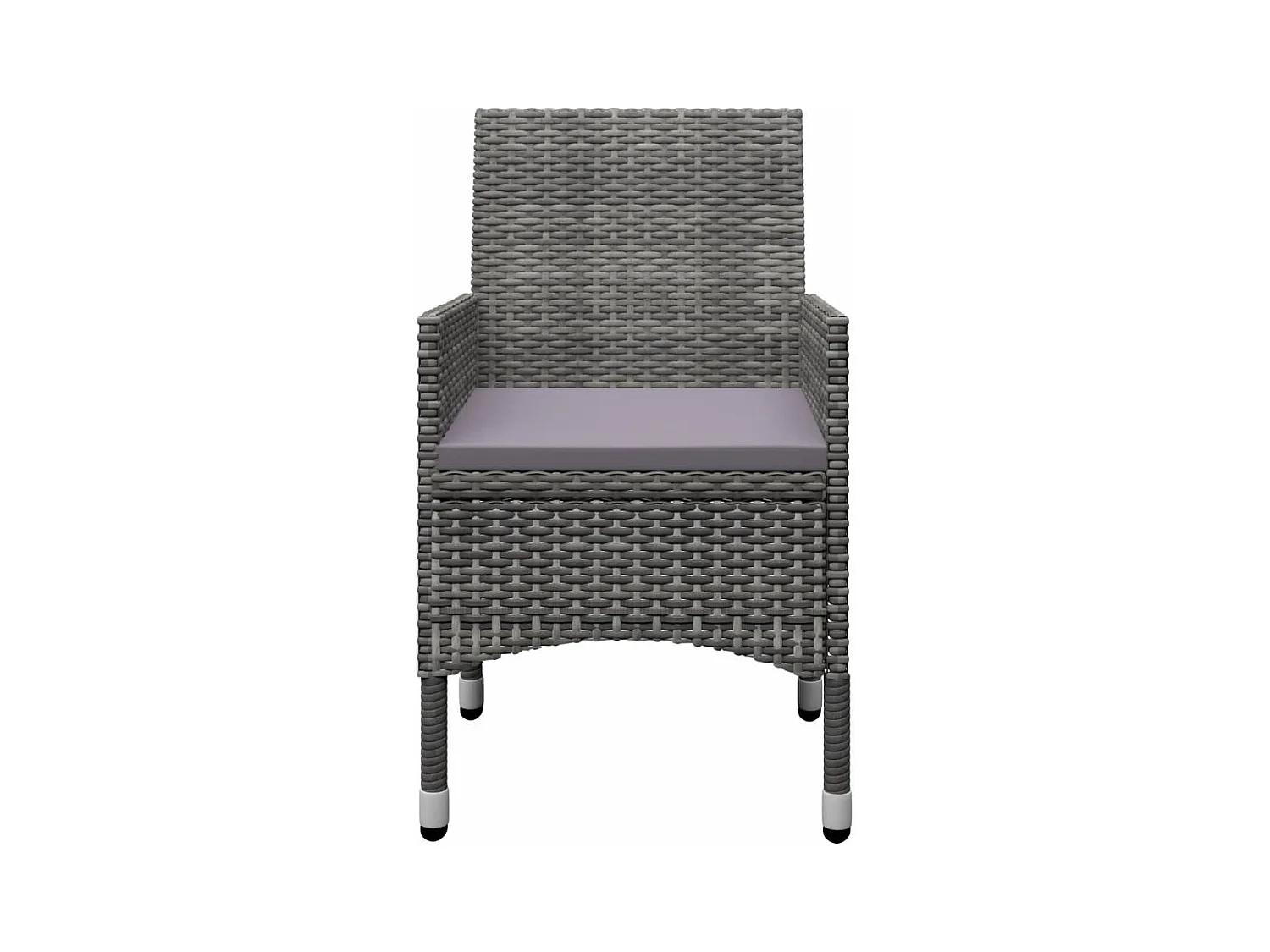 5-delige Tuinset grijs