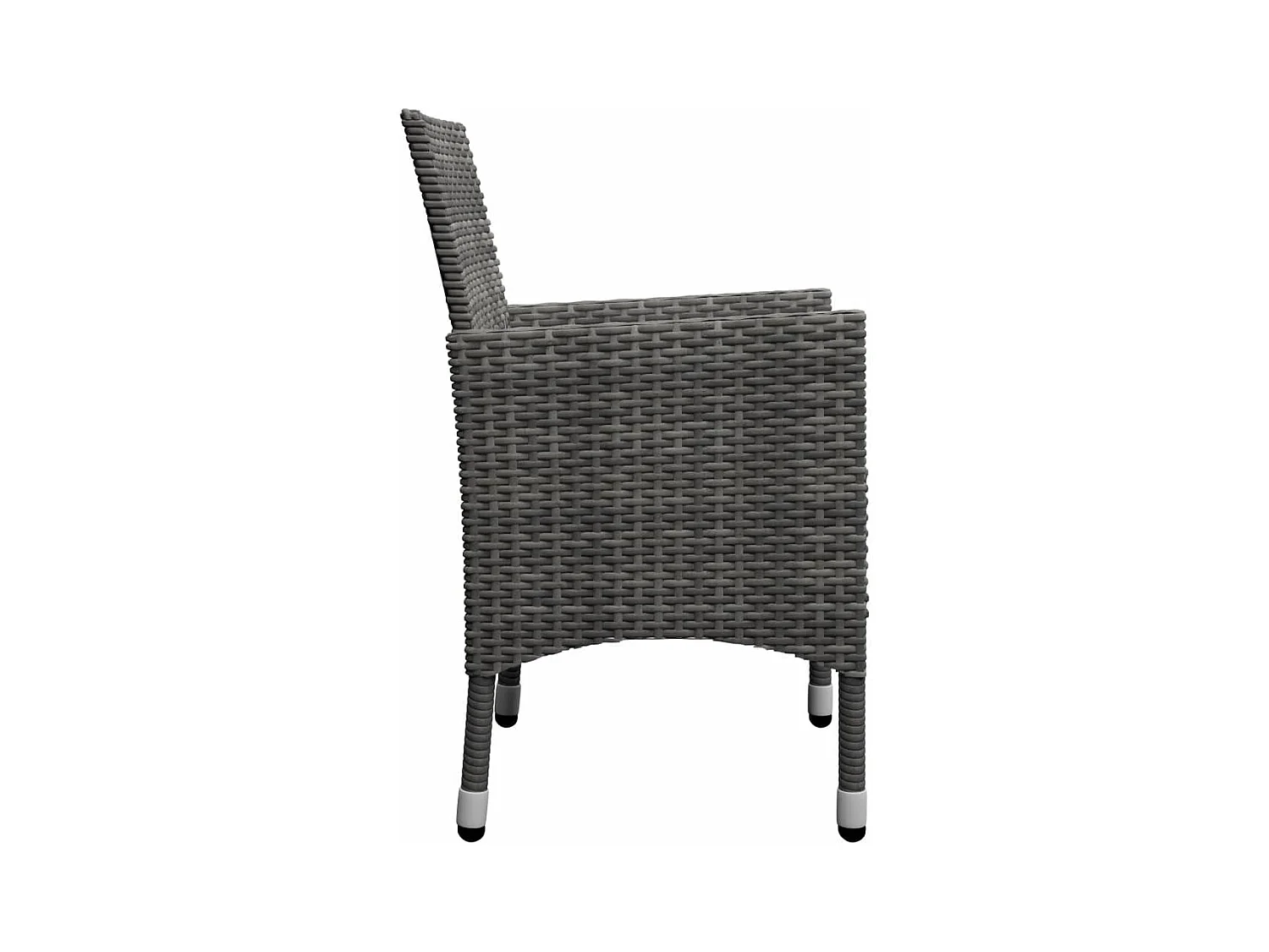 5-delige Tuinset grijs