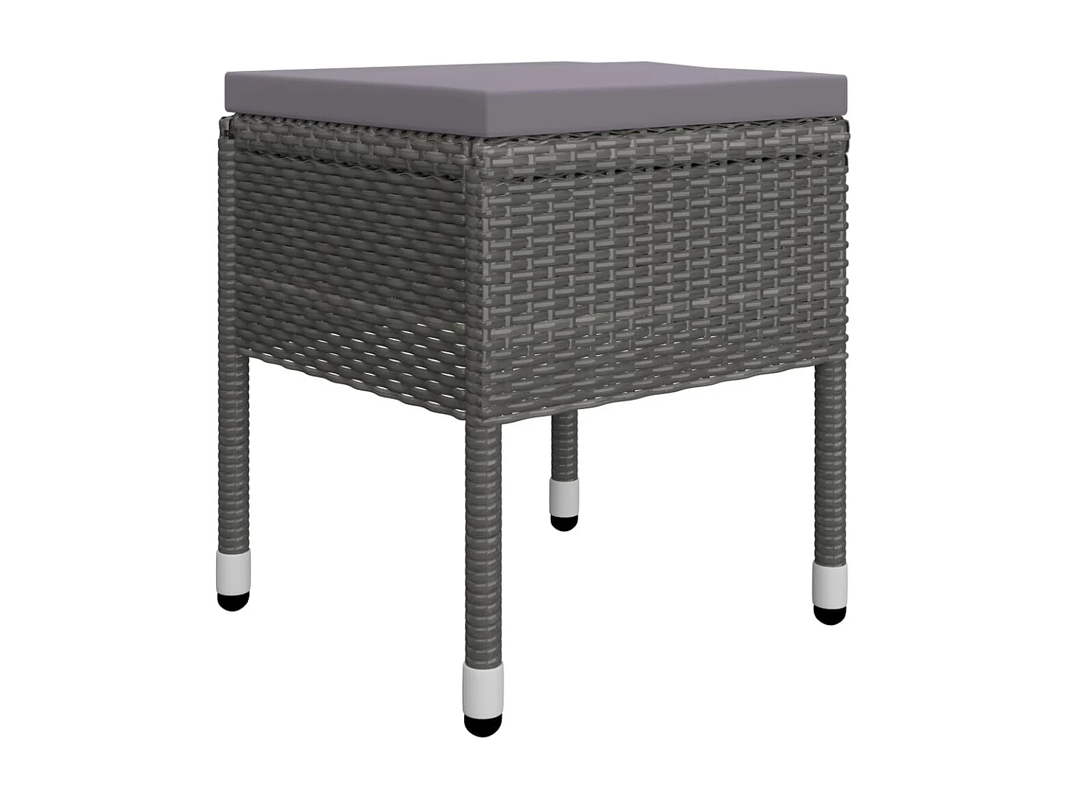 Ensemble à manger de jardin 5 pcs Gris