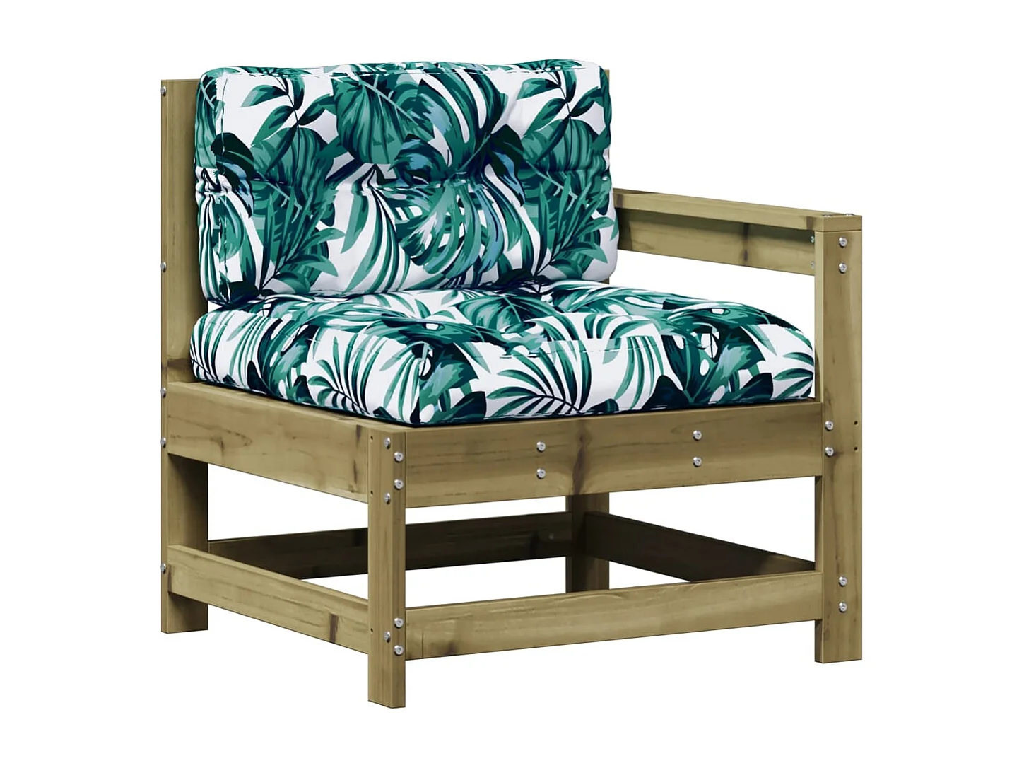 8-tlg. Garten-Lounge-Set mit Kissen Imprägniertes Kiefernholz