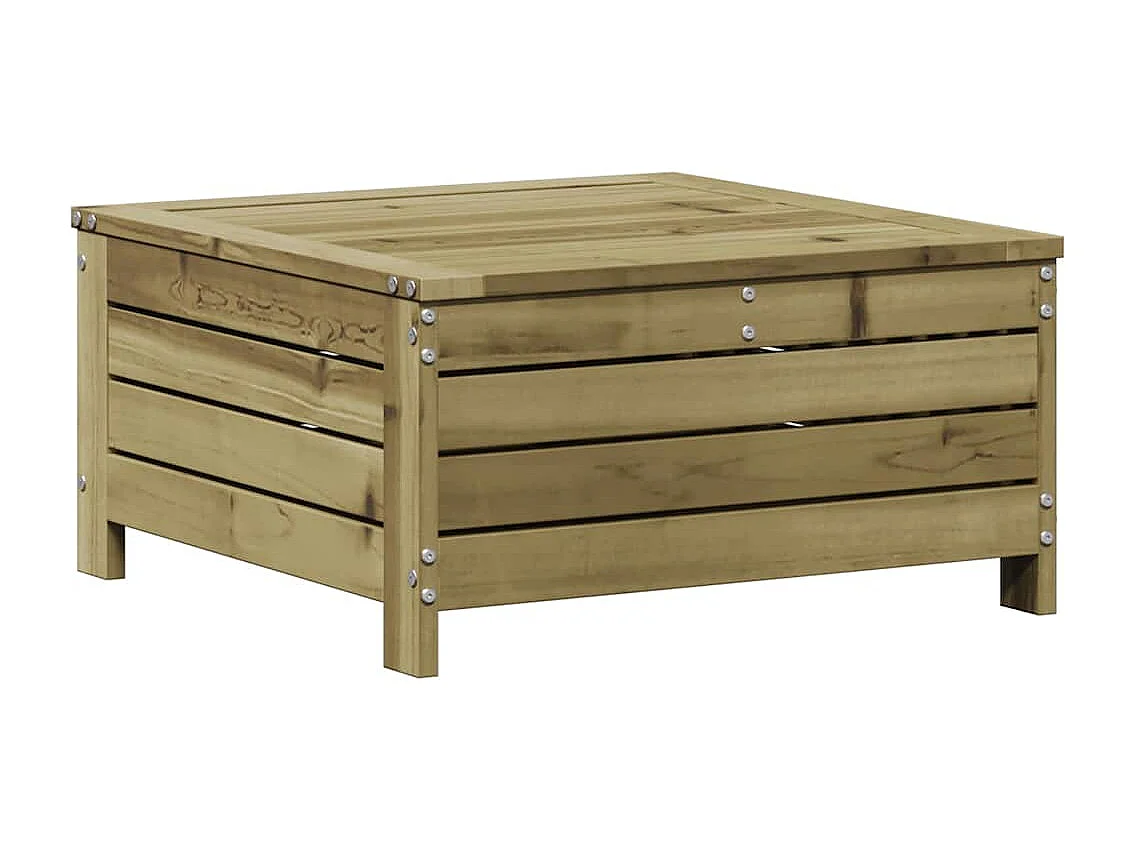 Salon de jardin 8 pcs avec coussins bois de pin imprégné