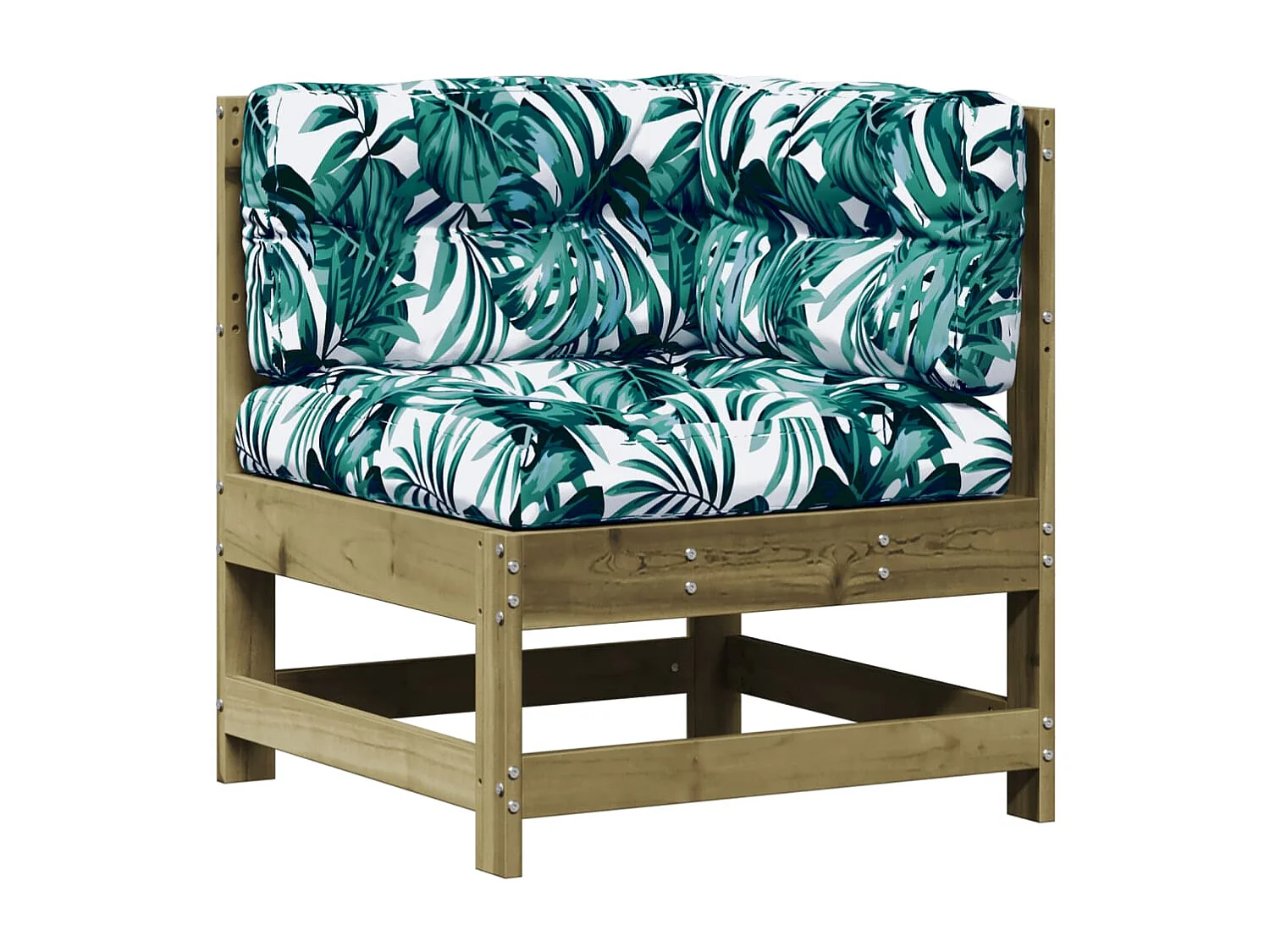 7-tlg. Garten-Lounge-Set mit Kissen Imprägniertes Kiefernholz