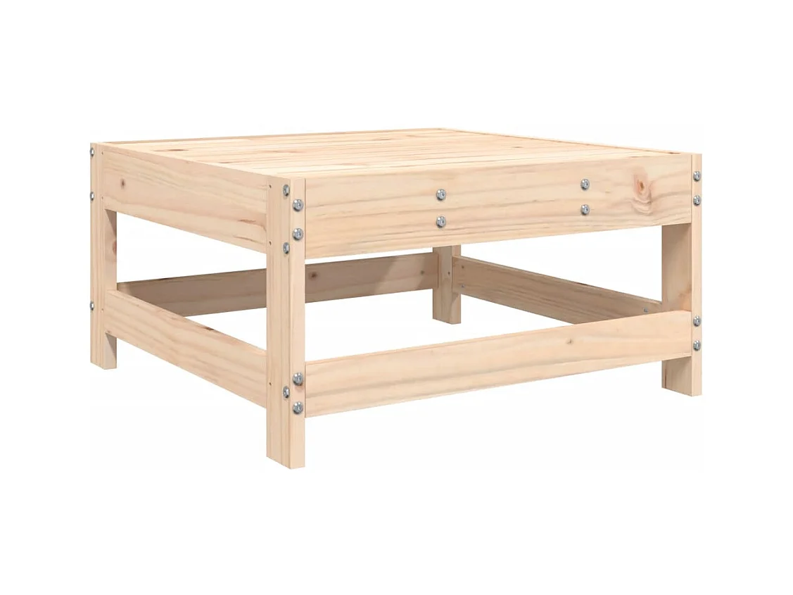 Set Divani da Giardino 10 pz in Legno Massello di Pino