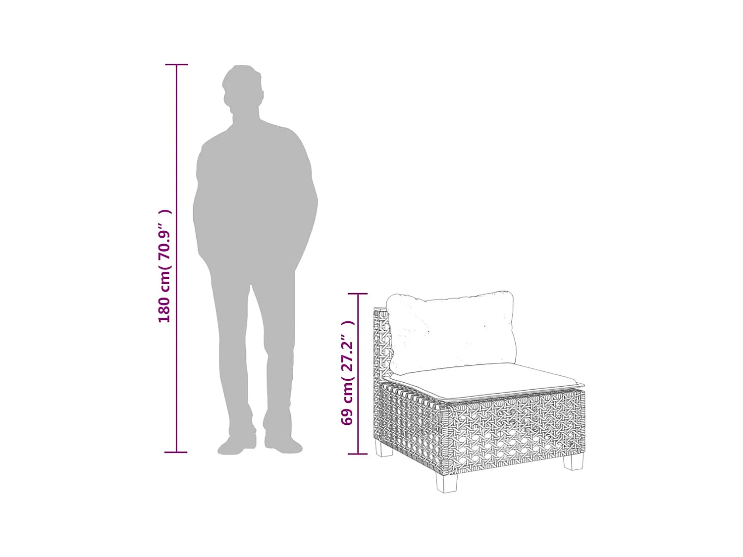 Salon de jardin avec coussins 5 pcs beige résine tressée