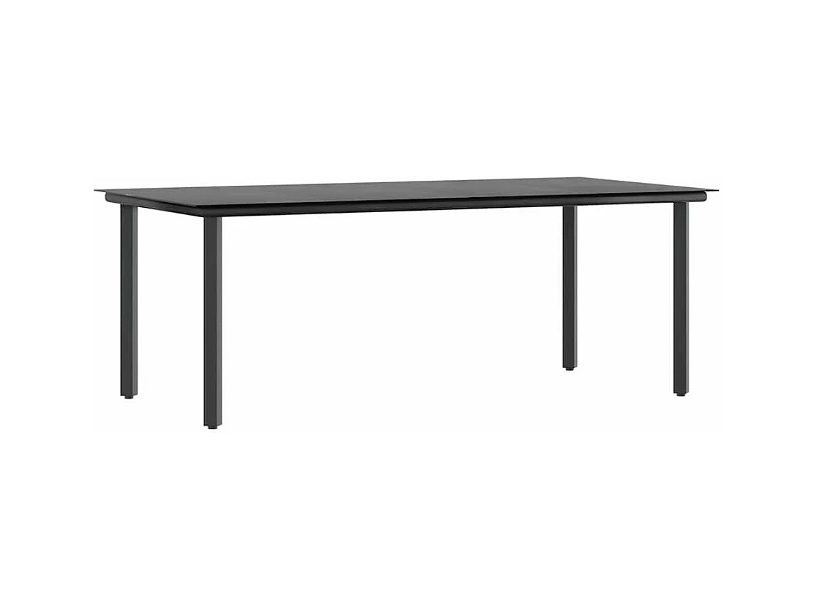 7-teiliges Garten-Esszimmerset Braunes Polyrattanglas