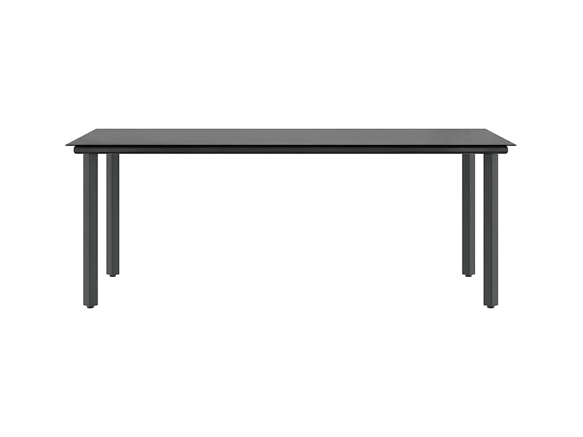 7-teiliges Garten-Esszimmerset Braunes Polyrattanglas