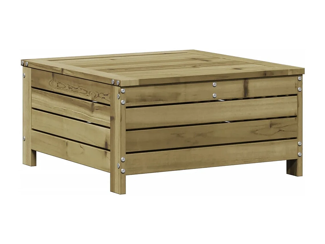 Salon de jardin 5 pcs avec coussins bois de pin imprégné