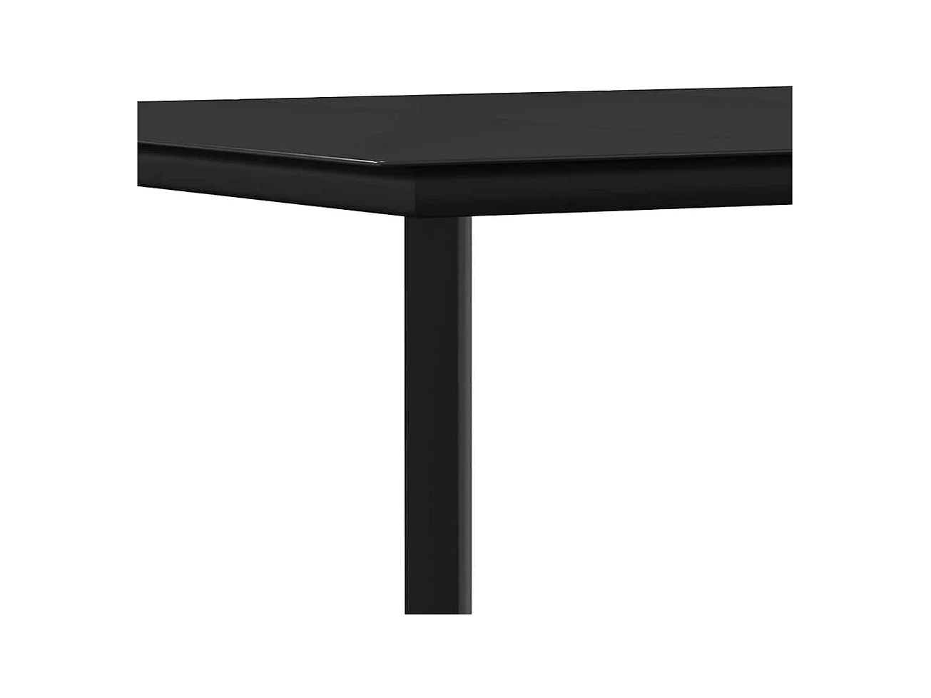 5-tlg. Garten-Essgruppe Schwarz Textilene und Stahl