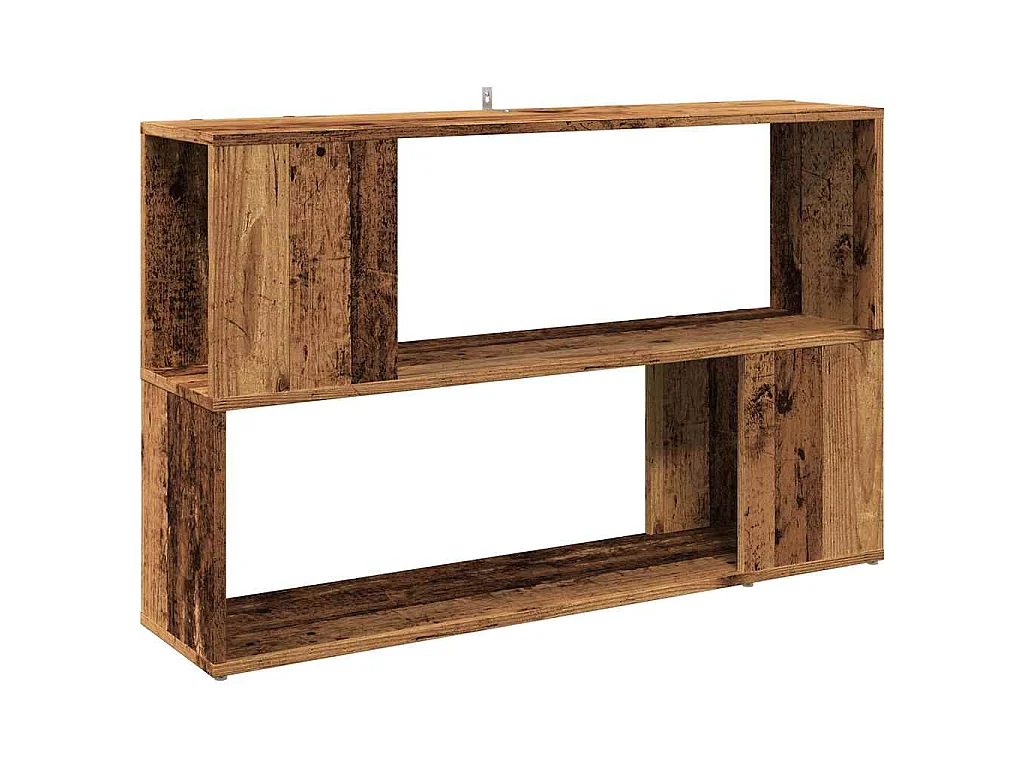 Bibliothèque vieux bois 100x24x63 cm bois d'ingénierie