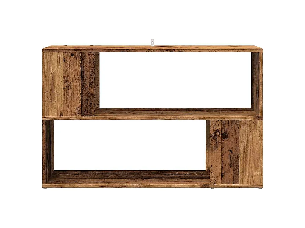 Bibliothèque vieux bois 100x24x63 cm bois d'ingénierie