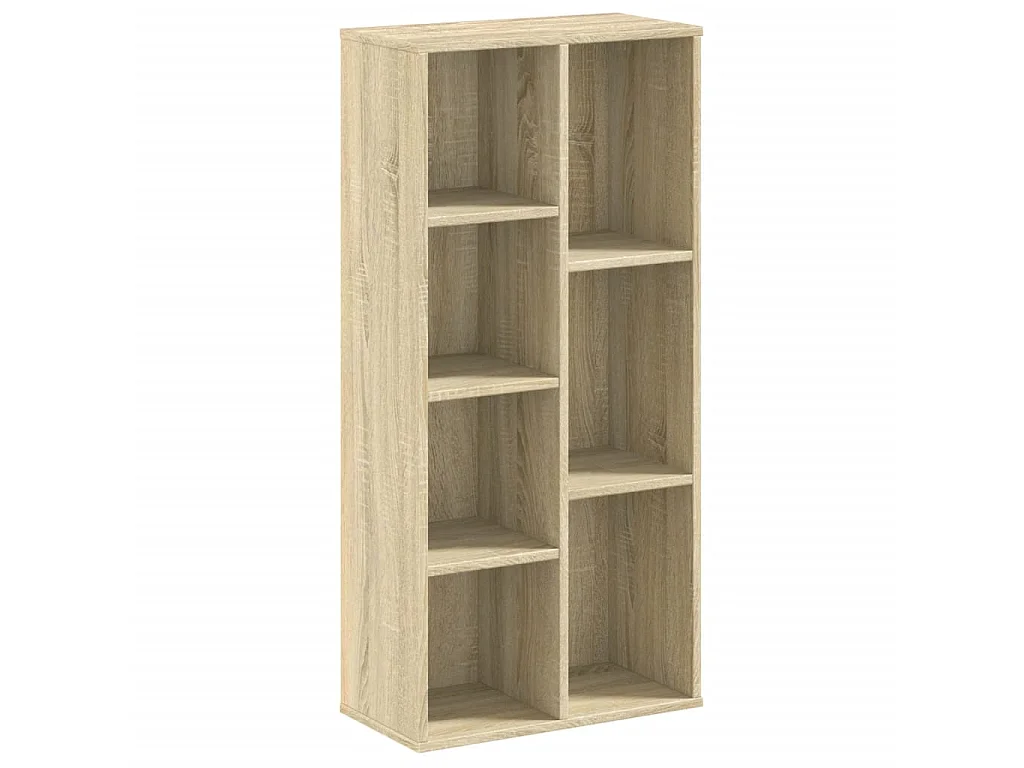 Bibliothèque chêne sonoma 50x25x105 cm bois d'ingénierie