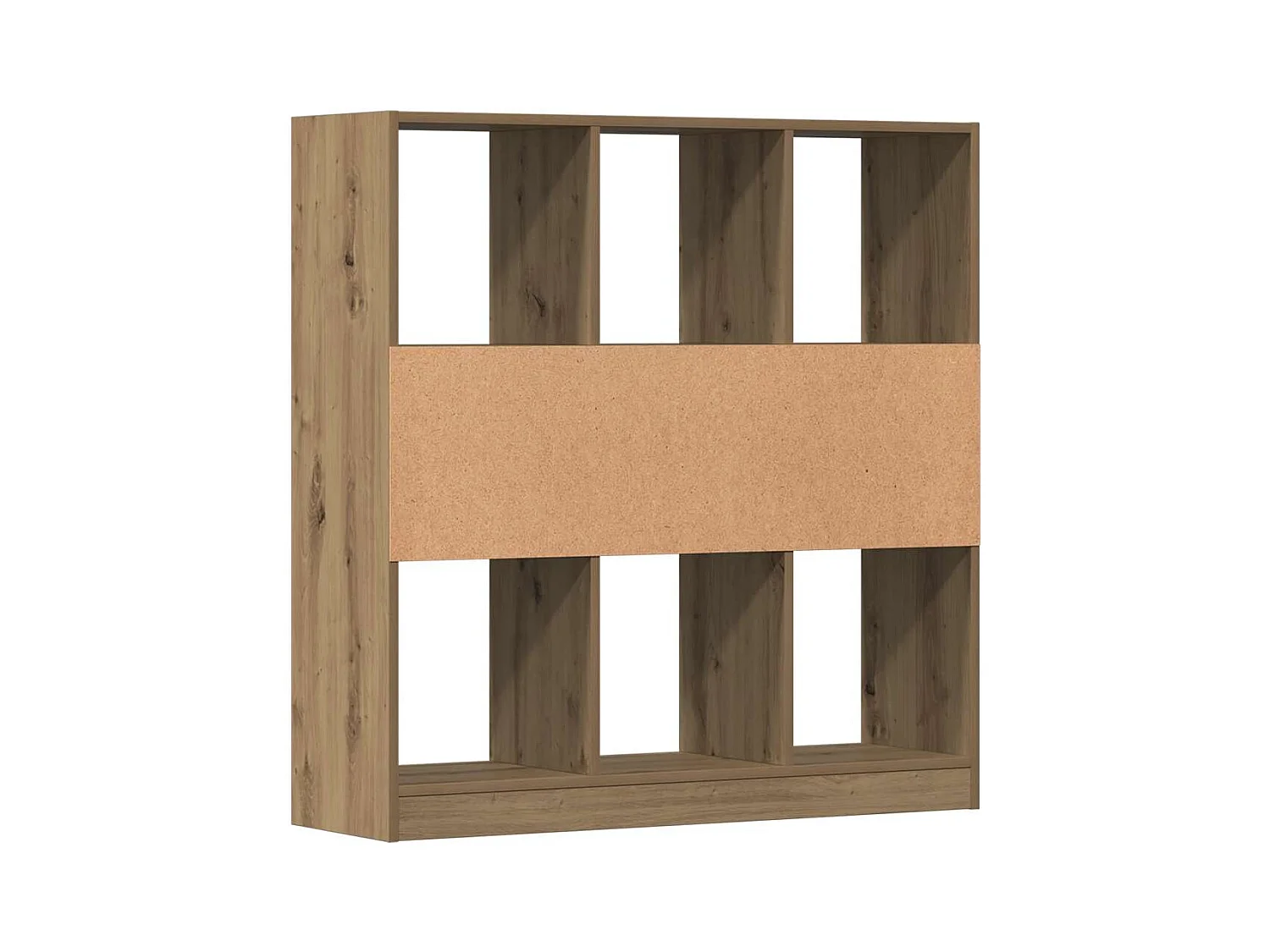 Estante 97,5x29,5x100cm derivados de madeira carvalho artesanal