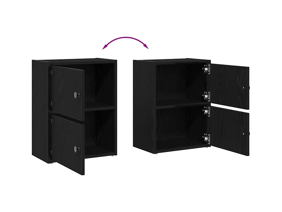 Estante 40x24x52 cm derivados de madeira carvalho preto