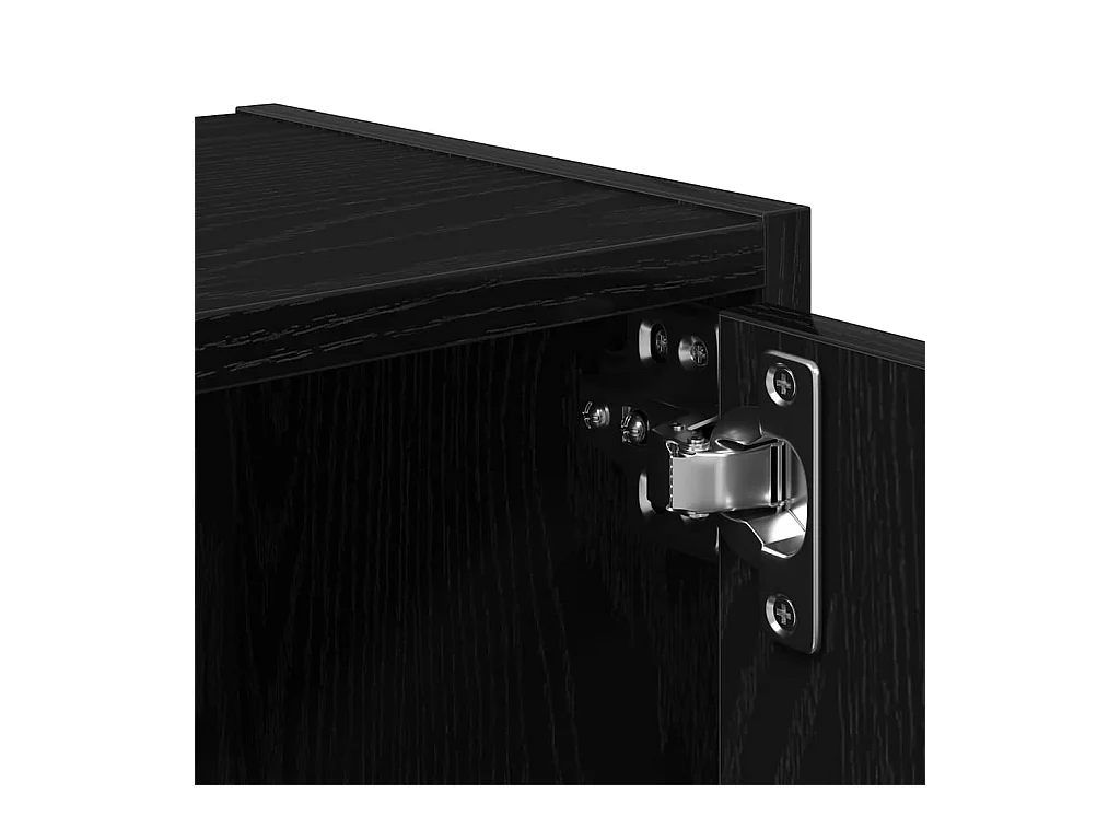 Estante 40x24x52 cm derivados de madeira carvalho preto