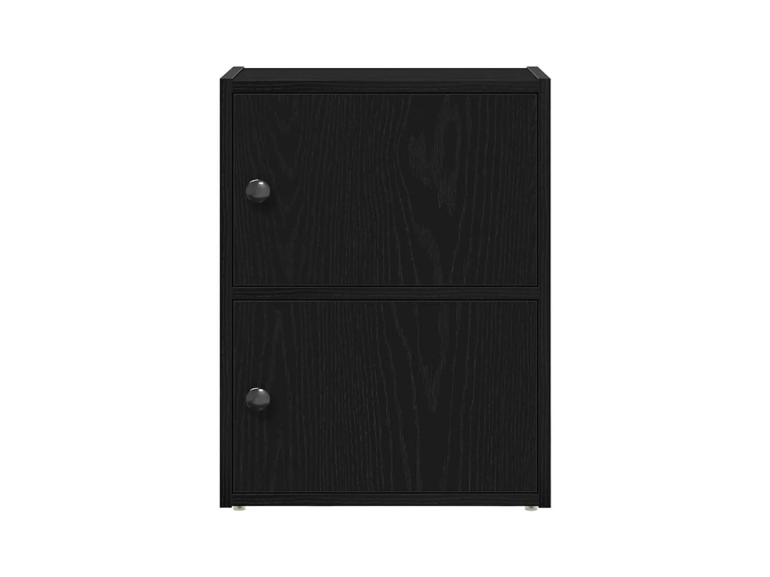 Bücherregal Schwarz Eichen-Optik 40x24x52 cm Holzwerkstoff