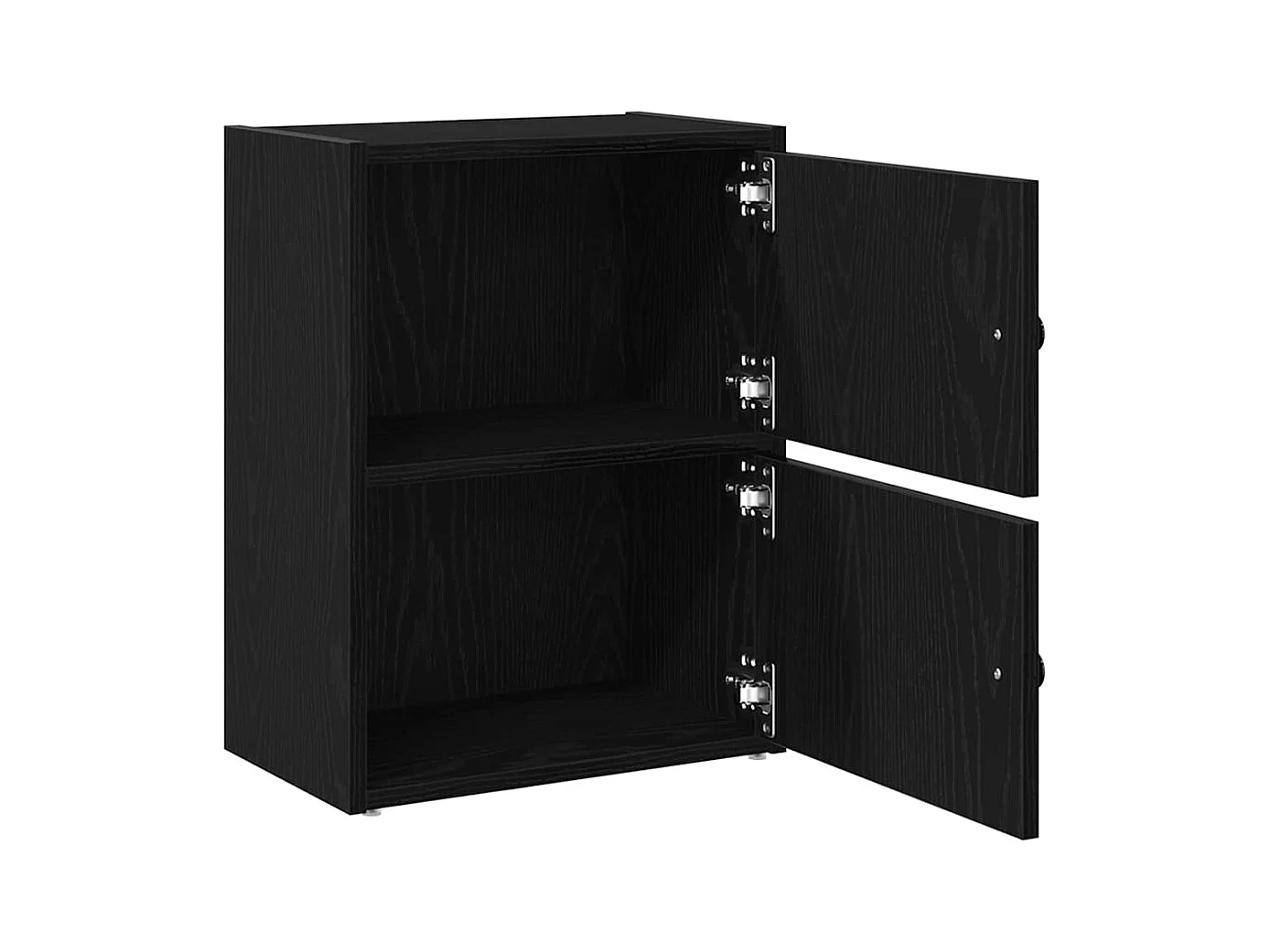 Bücherregal Schwarz Eichen-Optik 40x24x52 cm Holzwerkstoff