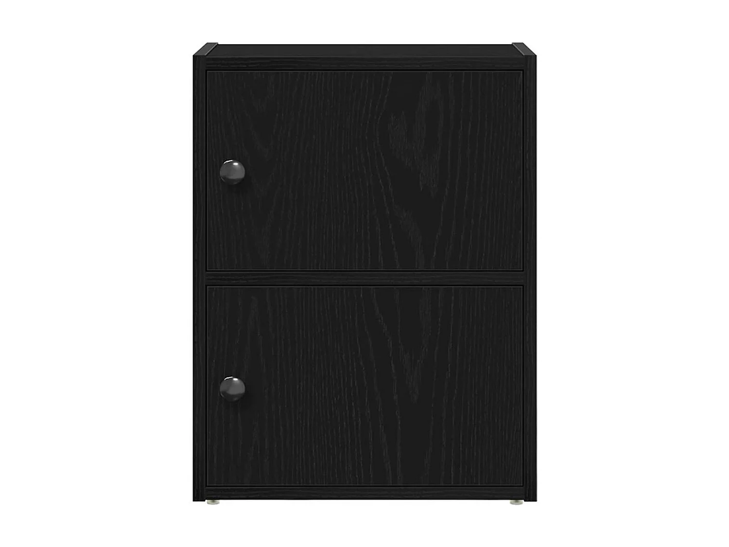 Bücherregal Schwarz Eichen-Optik 40x24x52 cm Holzwerkstoff