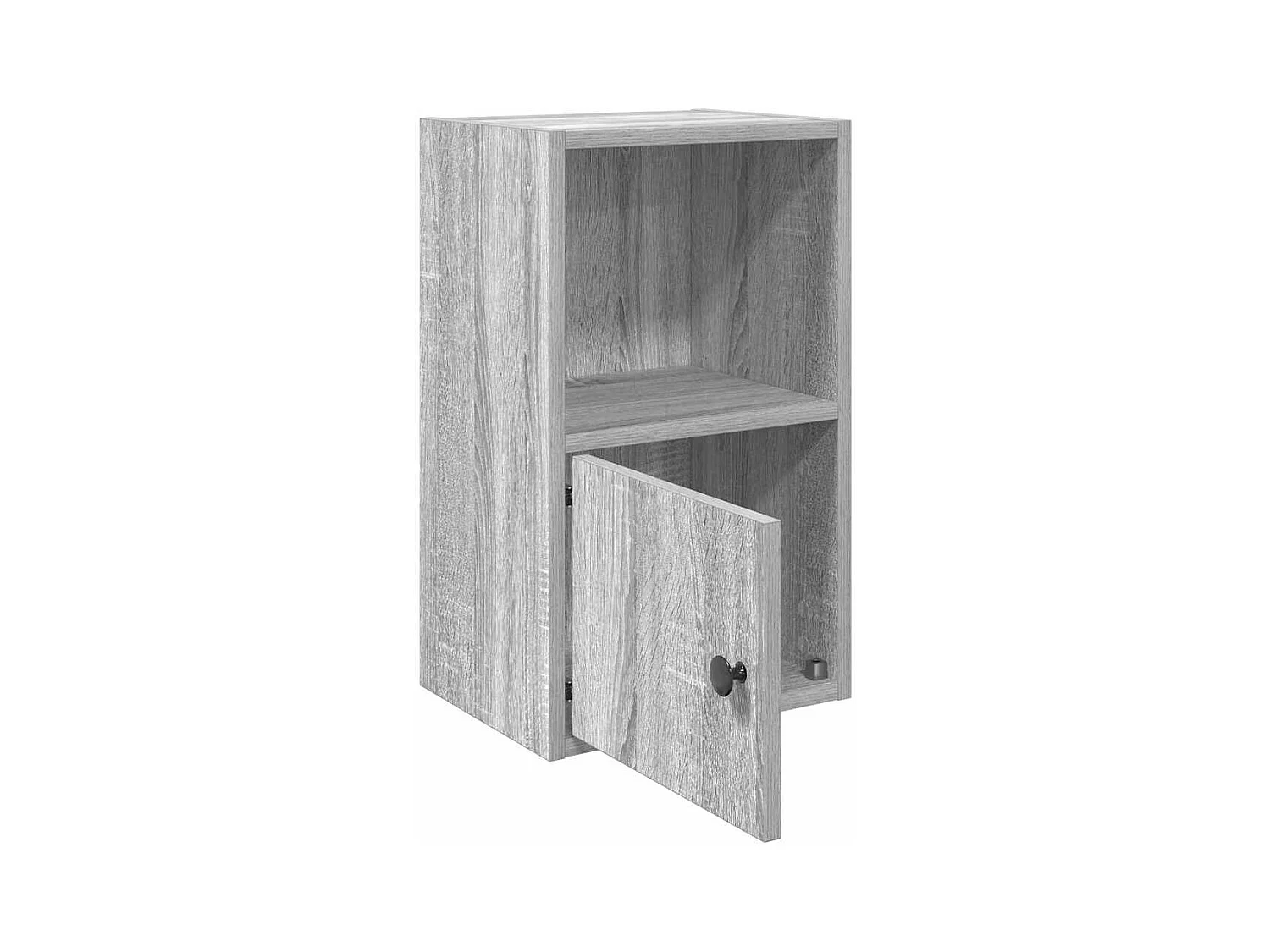 Libreria Grigio Sonoma 31x24x52 cm in Legno Multistrato