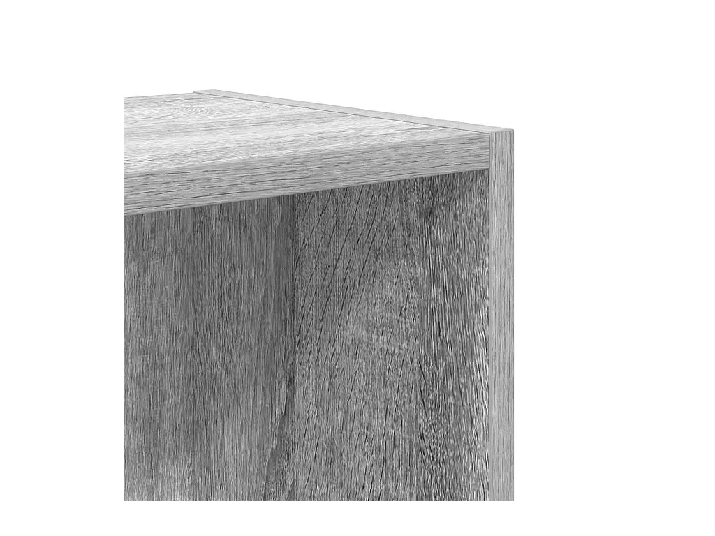 Libreria Grigio Sonoma 31x24x52 cm in Legno Multistrato