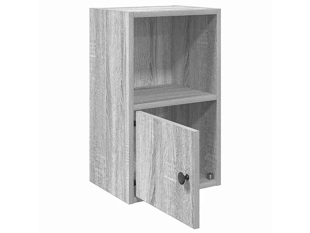 Libreria Grigio Sonoma 31x24x52 cm in Legno Multistrato