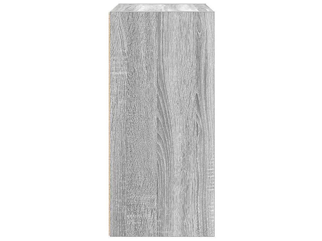 Libreria Grigio Sonoma 31x24x52 cm in Legno Multistrato