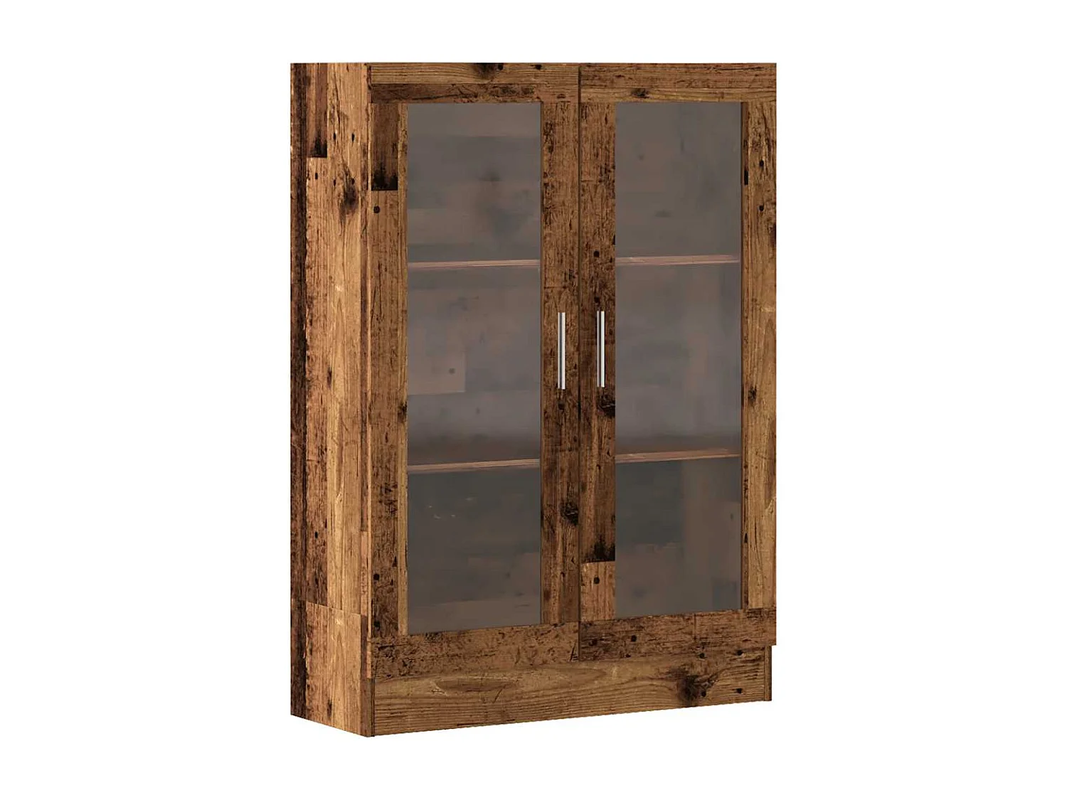 Armario de libros madera ingeniería envejecida 82,5x30,5x115 cm