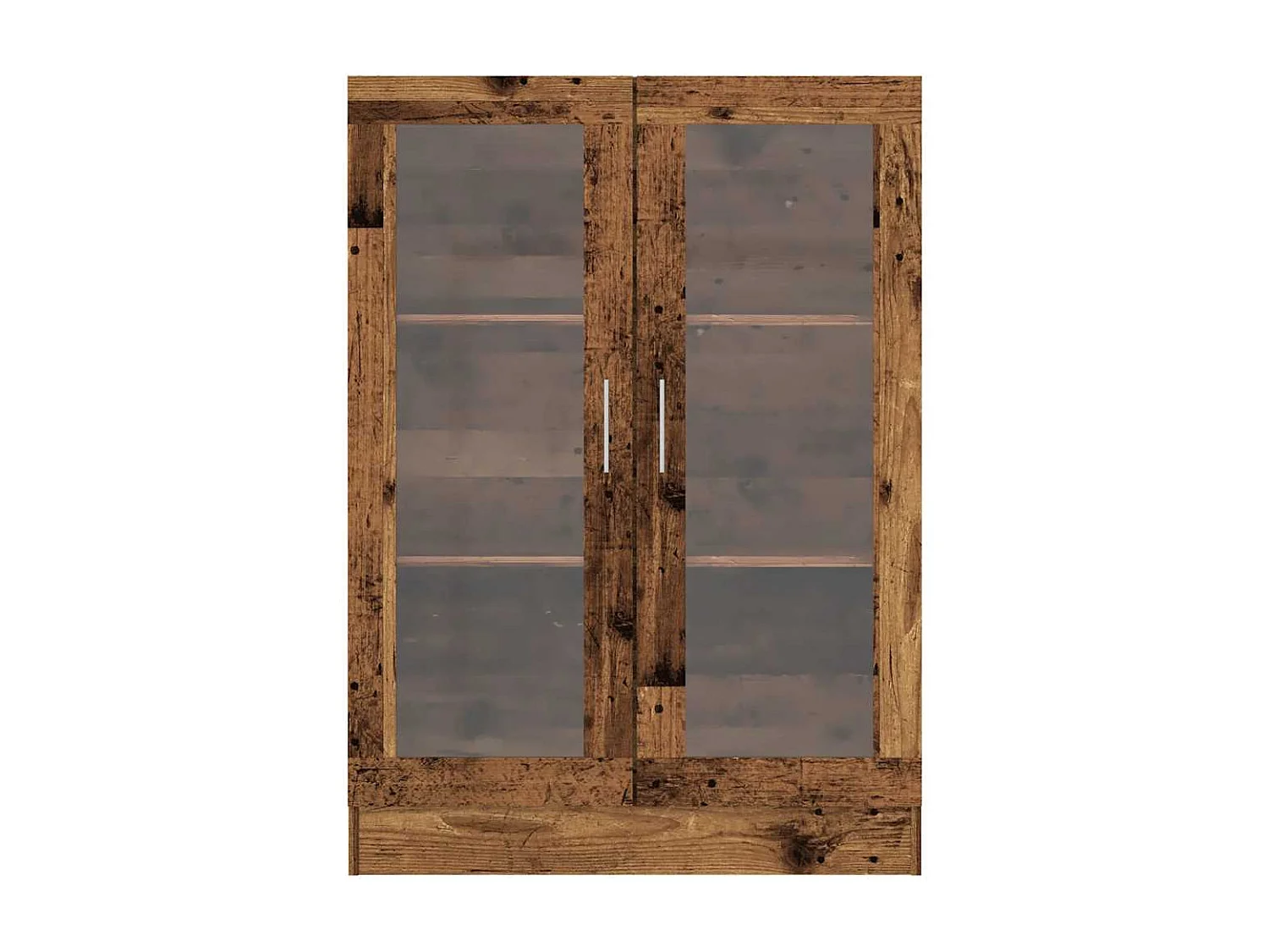 Armario de libros madera ingeniería envejecida 82,5x30,5x115 cm