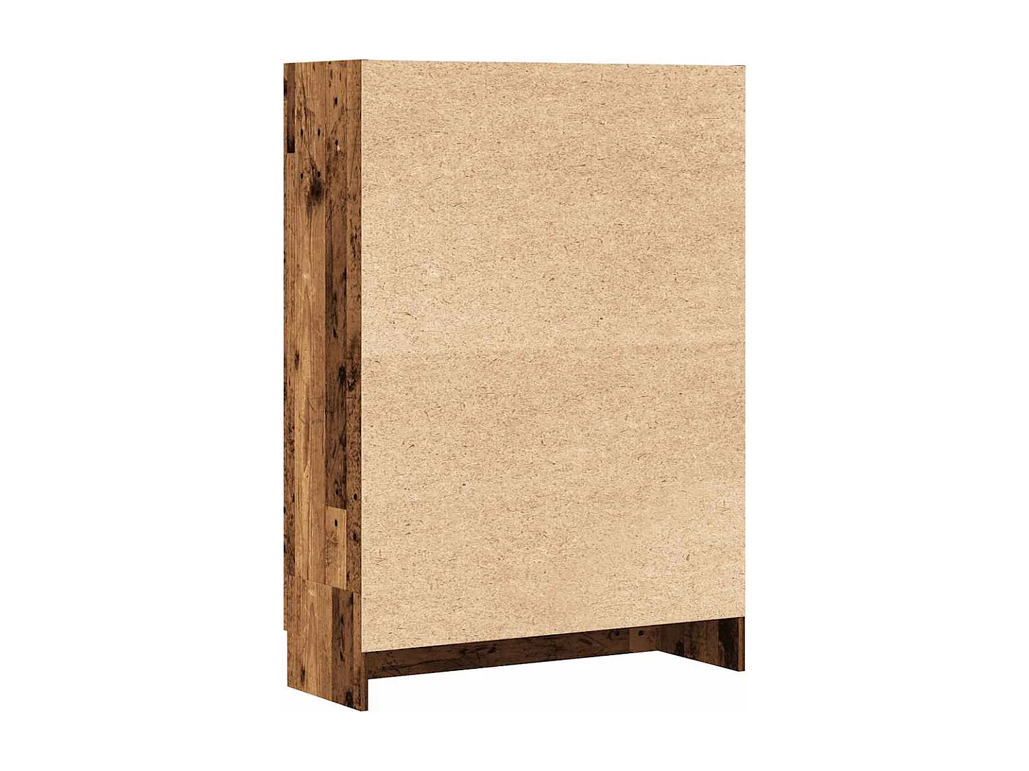 Armario de libros madera ingeniería envejecida 82,5x30,5x115 cm