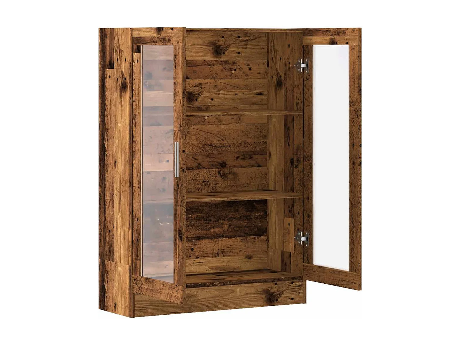 Armario de libros madera ingeniería envejecida 82,5x30,5x115 cm