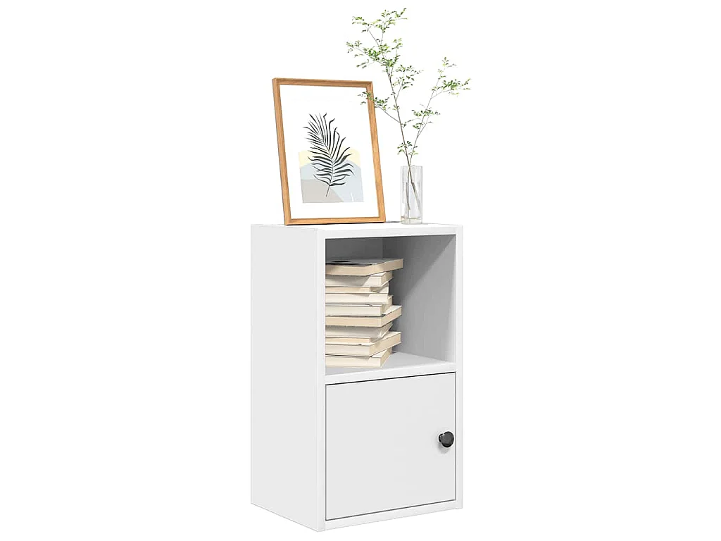 Libreria Bianca 31x24x52 cm in Legno Multistrato
