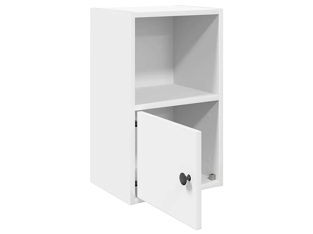 Libreria Bianca 31x24x52 cm in Legno Multistrato